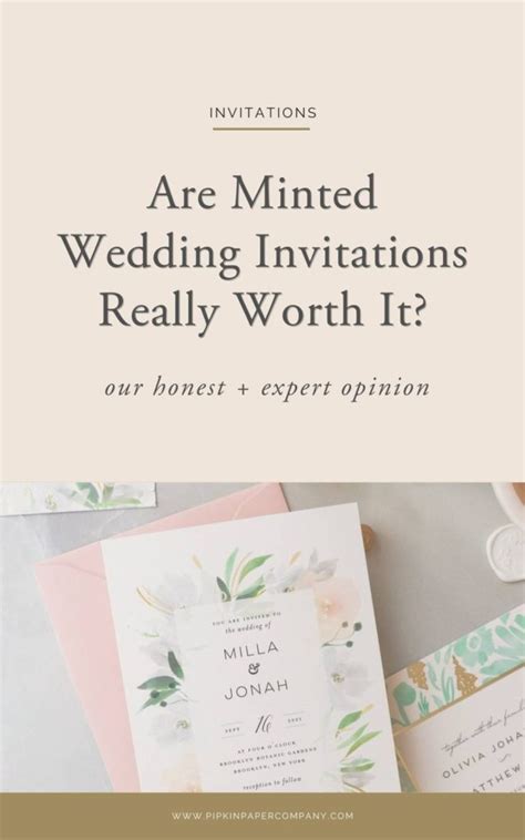 A Minted Wedding Invitations Review (aka What We .